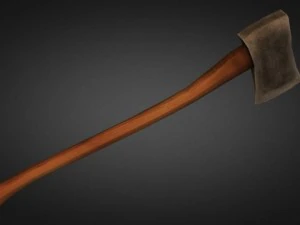 axe low poly 3D Model