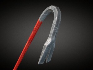 crowbar 3d low poly 3D Model