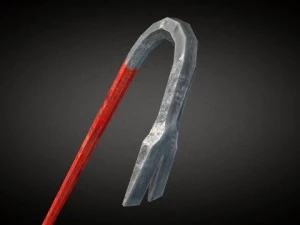 크로우 바 3d 저 폴리 3D 모델