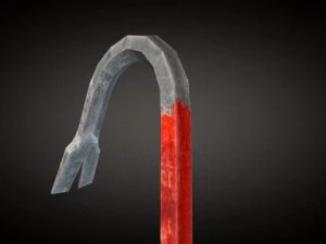 크로우 바 3d 저 폴리 3D 모델