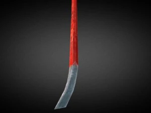 크로우 바 3d 저 폴리 3D 모델