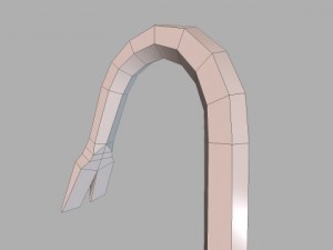 crowbar 3d low poly 3D Model