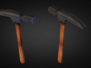 hammer  3d low poly 3D-Modell