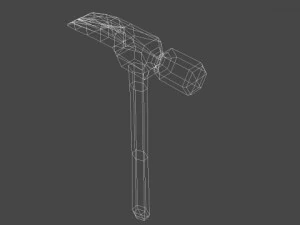 हैमर 3डी लो पॉली 3D मॉडल