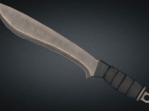 machete  low poly 3D Модель