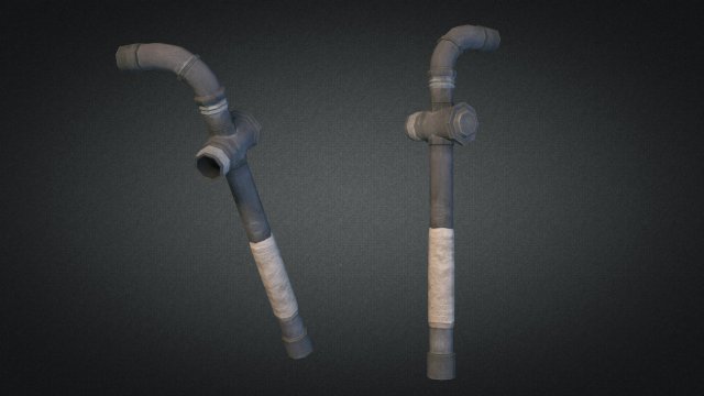 pipe   low poly Modello 3D .c4d .max .obj .3ds .fbx .stl .blend 