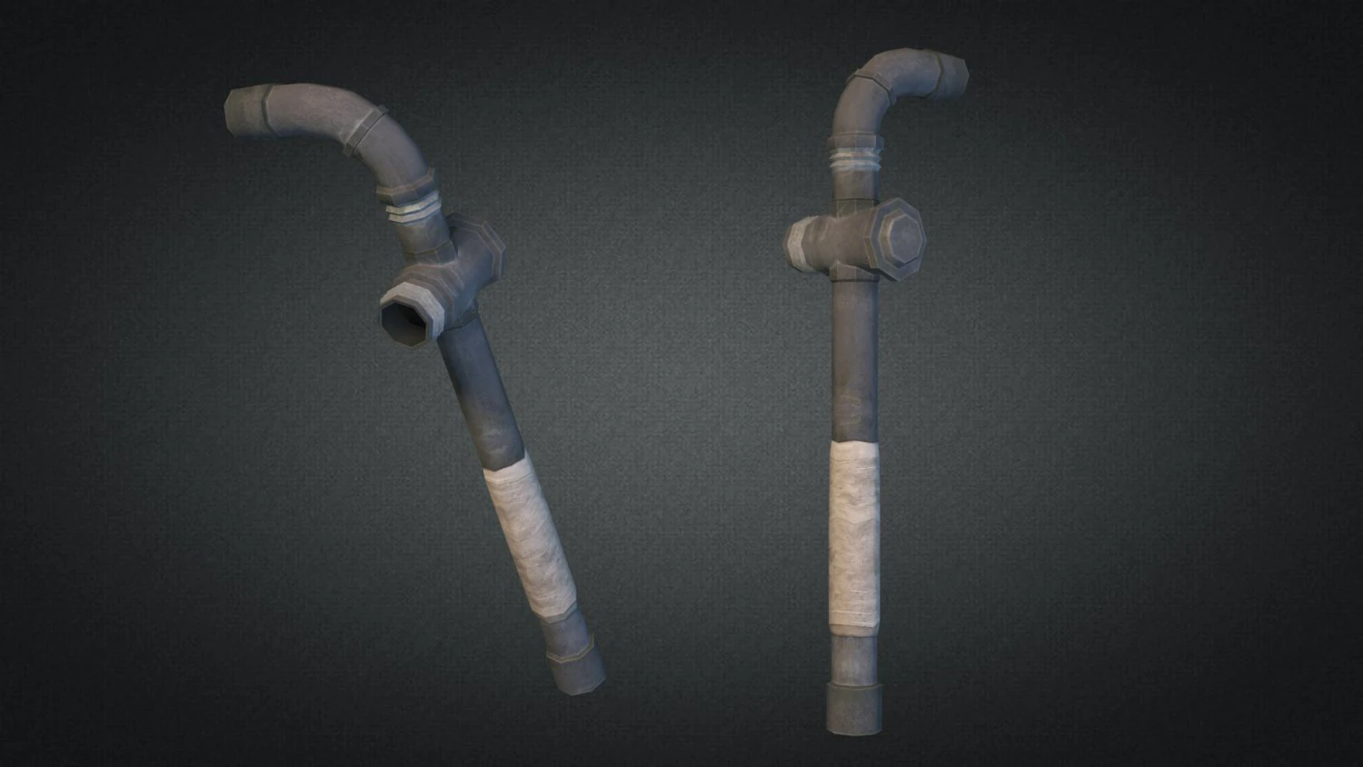 pipe   low poly 3D Model .c4d .max .obj .3ds .fbx .stl .blend 