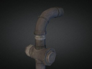 pipe   low poly Modello 3D