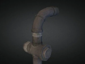 pipe   low poly 3D Model
