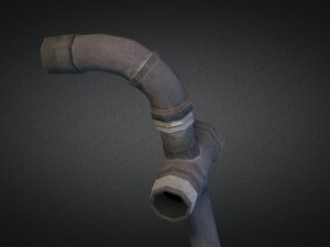 pipe   low poly Modello 3D