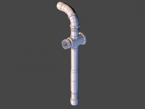 pipe   low poly Modello 3D