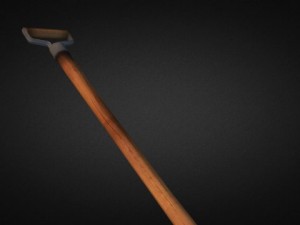 shovel  low poly 3Dモデル