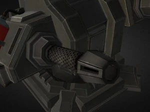 td flamer tower  low poly 3D Model