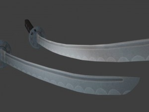 samurai swords Modelo 3D
