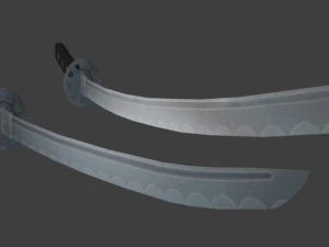 espadas de samurai Modelo 3D