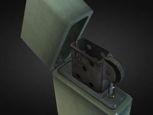 zippo打火机 3D 模型