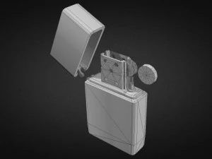 zippo打火机 3D 模型