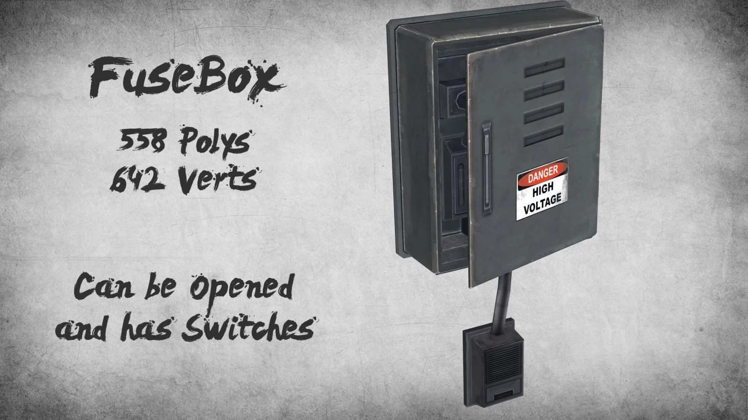 electric fusebox 3D Model .c4d .max .obj .3ds .fbx .stl .blend