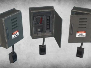 electric fusebox 3D Model