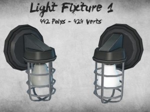 light fixture 01 3D Model