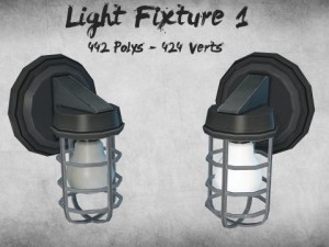 light fixture 01 3D-Modell