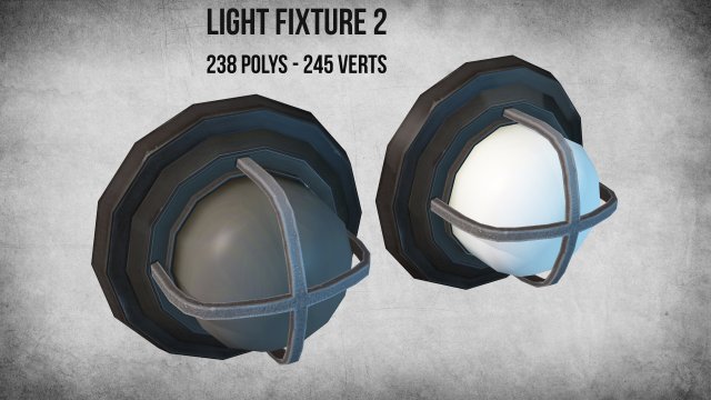light fixture 02 Model 3D .c4d .max .obj .3ds .fbx .stl .blend 