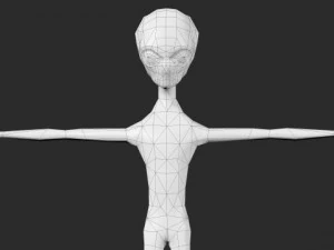 alien grey 3D Model