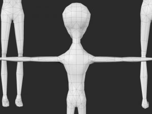 alien grey 3D Model