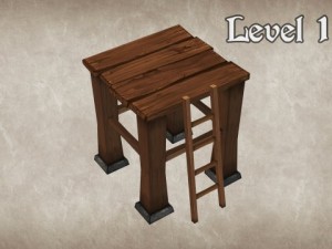 wood tower lvl 1 Model 3D