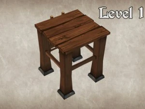 wood tower lvl 1 3D Model