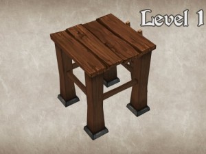wood tower lvl 1 Model 3D