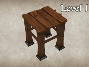 wood tower lvl 1 3D Model