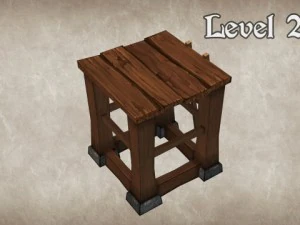 wood tower lvl 2 3D Model