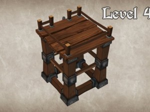 wood tower lvl 4 3D Model