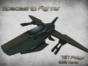 space fighter 01 3D Model