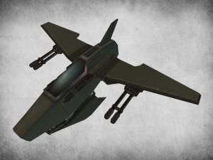 space fighter 01 3D Model