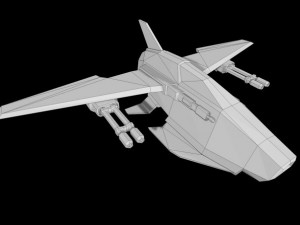 space fighter 01 3D Model