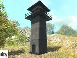 prison tower 3D Model