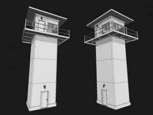 prison tower 3D Model