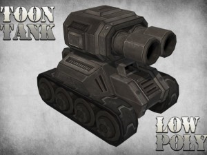 toon tank 3D-Modell