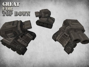 toon tank 3D Model