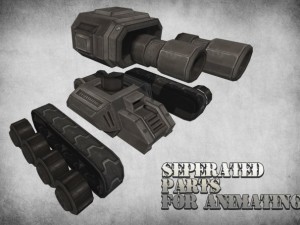 toon tank 3D Model
