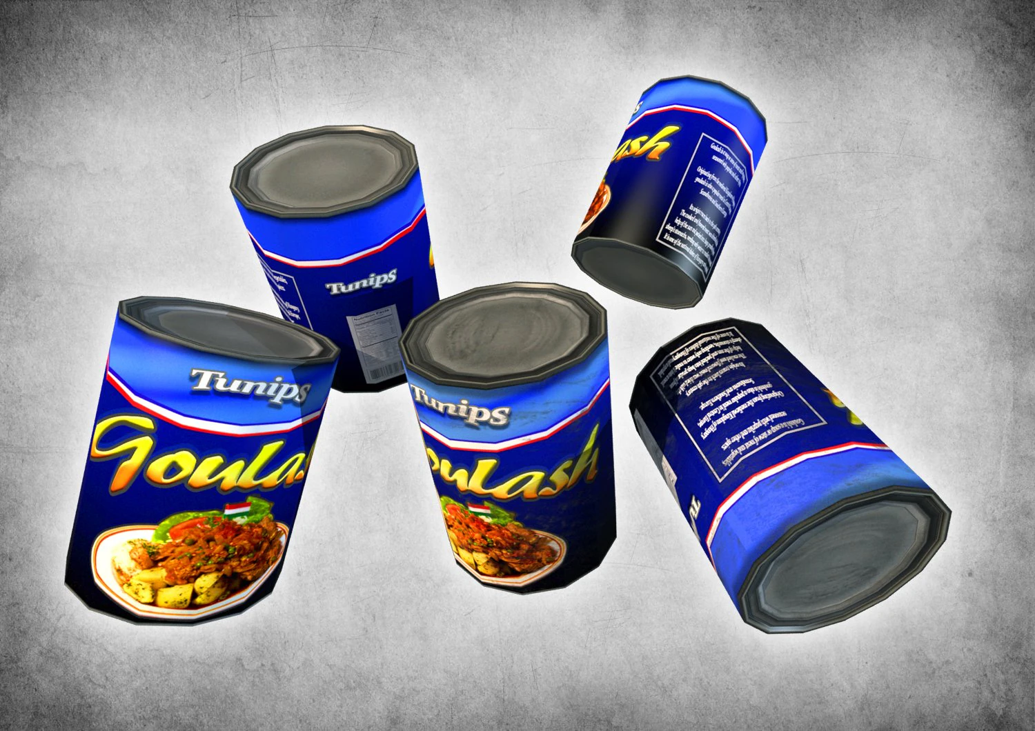 canned goulash 3D Model .c4d .max .obj .3ds .fbx .stl .blend