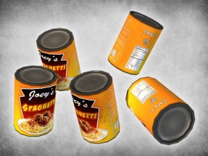 canned spaghetti 3D-Modell