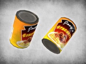 canned spaghetti 3D Model