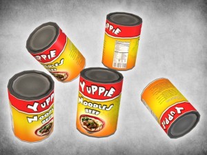 canned noodles 3D-Modell