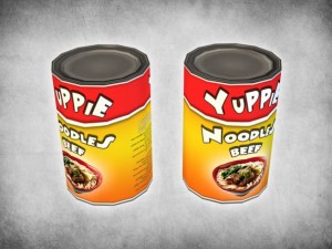 canned noodles Modèle 3D