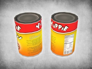 canned noodles Modèle 3D