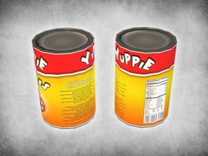 canned noodles 3D Model