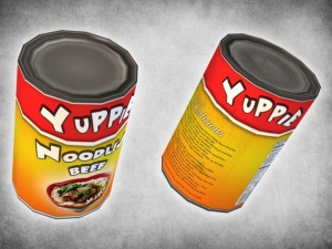 canned noodles Modèle 3D